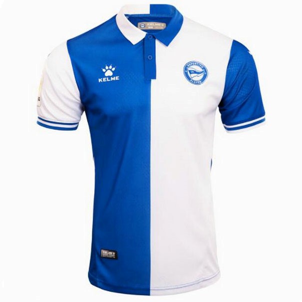 Heimtrikot Thailand Deportivo Alavés 2021-2022 Günstige Fußballtrikots